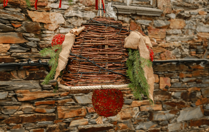Decorações de natal em Cabeça, Aldeia Natal, Seia