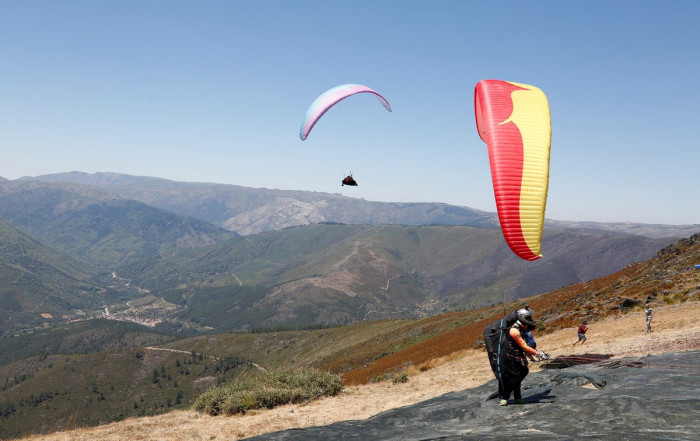 Parapente em Sameiro, Aldeia de Montanha
